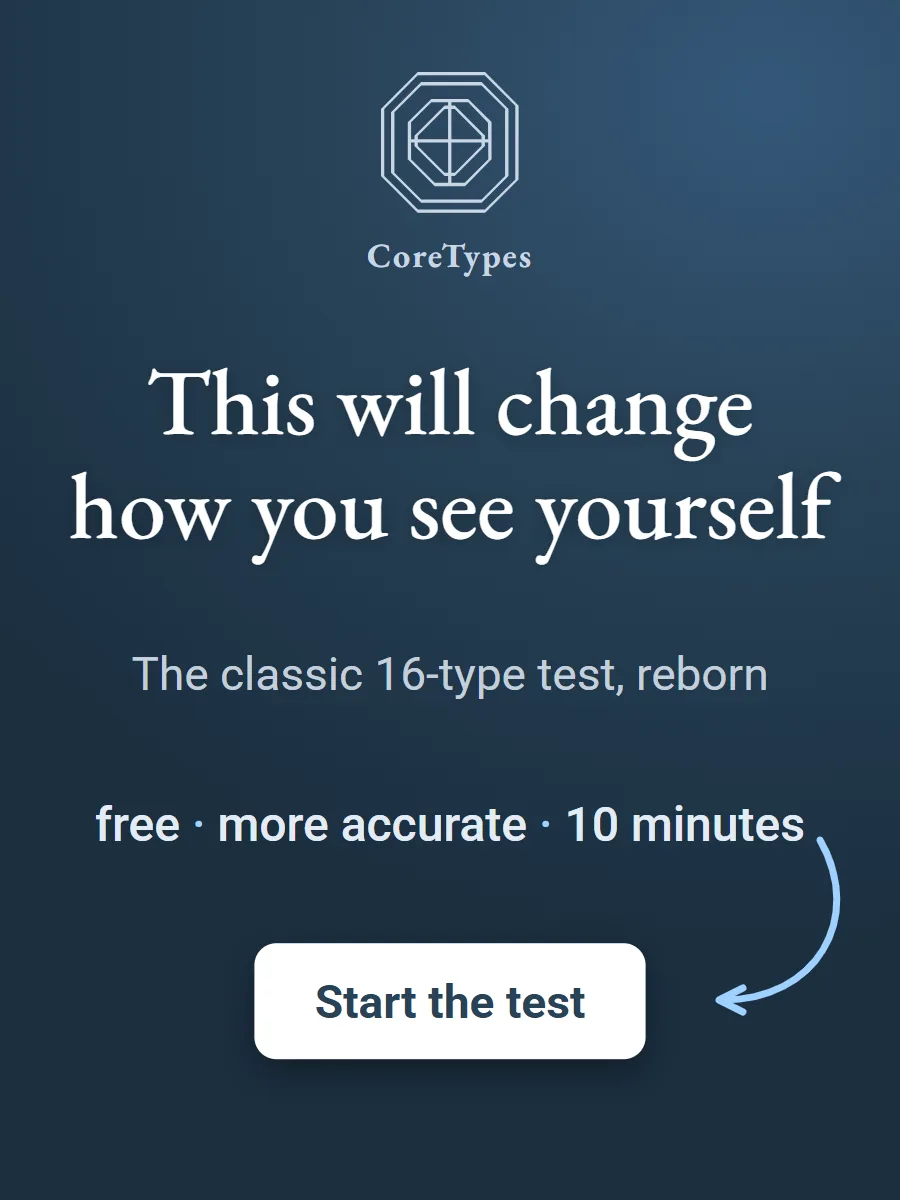 CoreTypes: the classic 16-type test, reborn - free, more accurate, 10 minutes